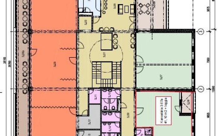 Voľné kancelárske priestory na prenájom - 41 m2 + loggia - PRENAJATÉ